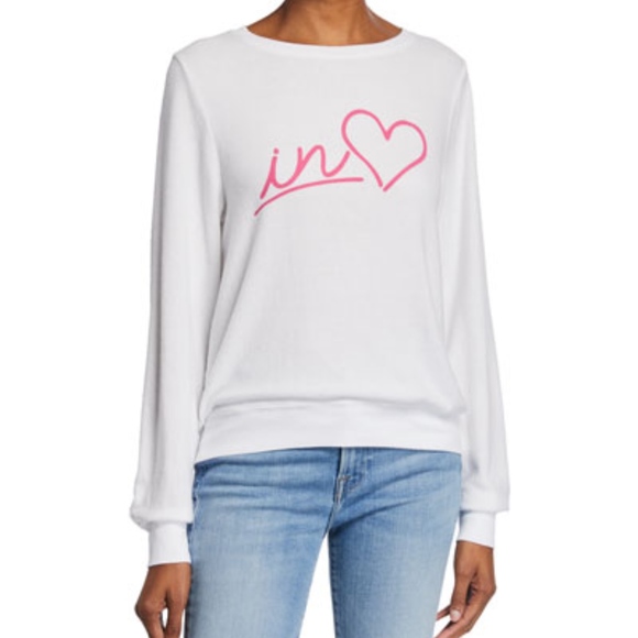 Wildfox Sweaters - NWT WILDFOX ❤️”Always in Love" Baggy Beach Sweater